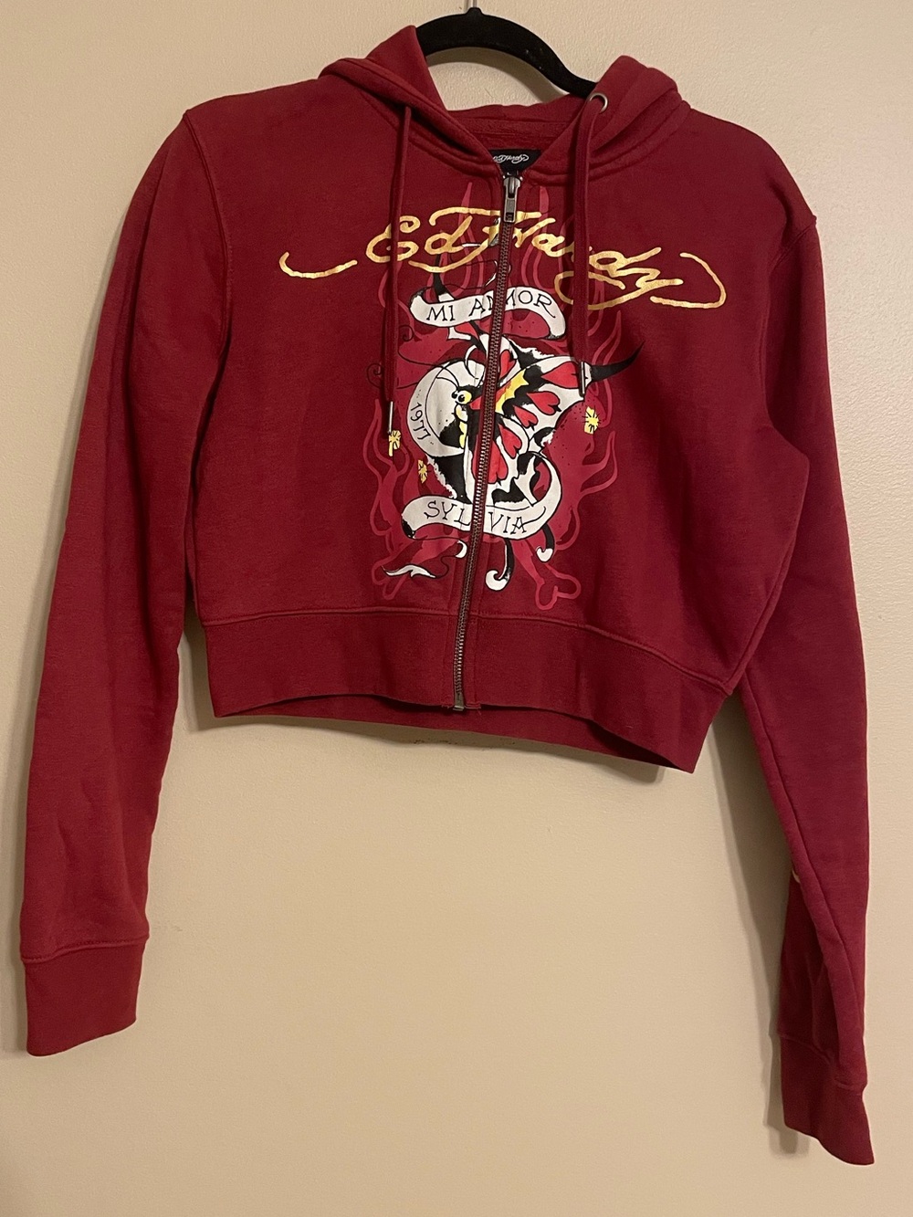 Ed Hardy Cropped jacket vintage y2k